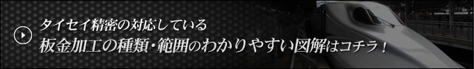 タイセイ精密の対応している板金加工の種類・範囲のわかりやすい図解はコチラ！